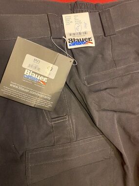 Blauer Men’s Black Cargo Pants with Utility Pockets